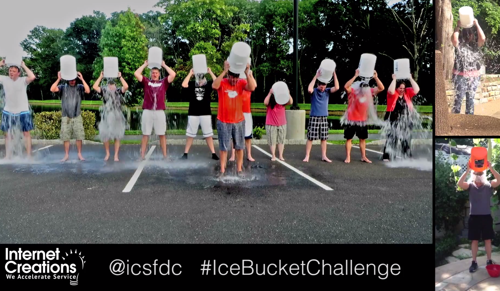 Internet Creations ALS Ice Bucket Challenge