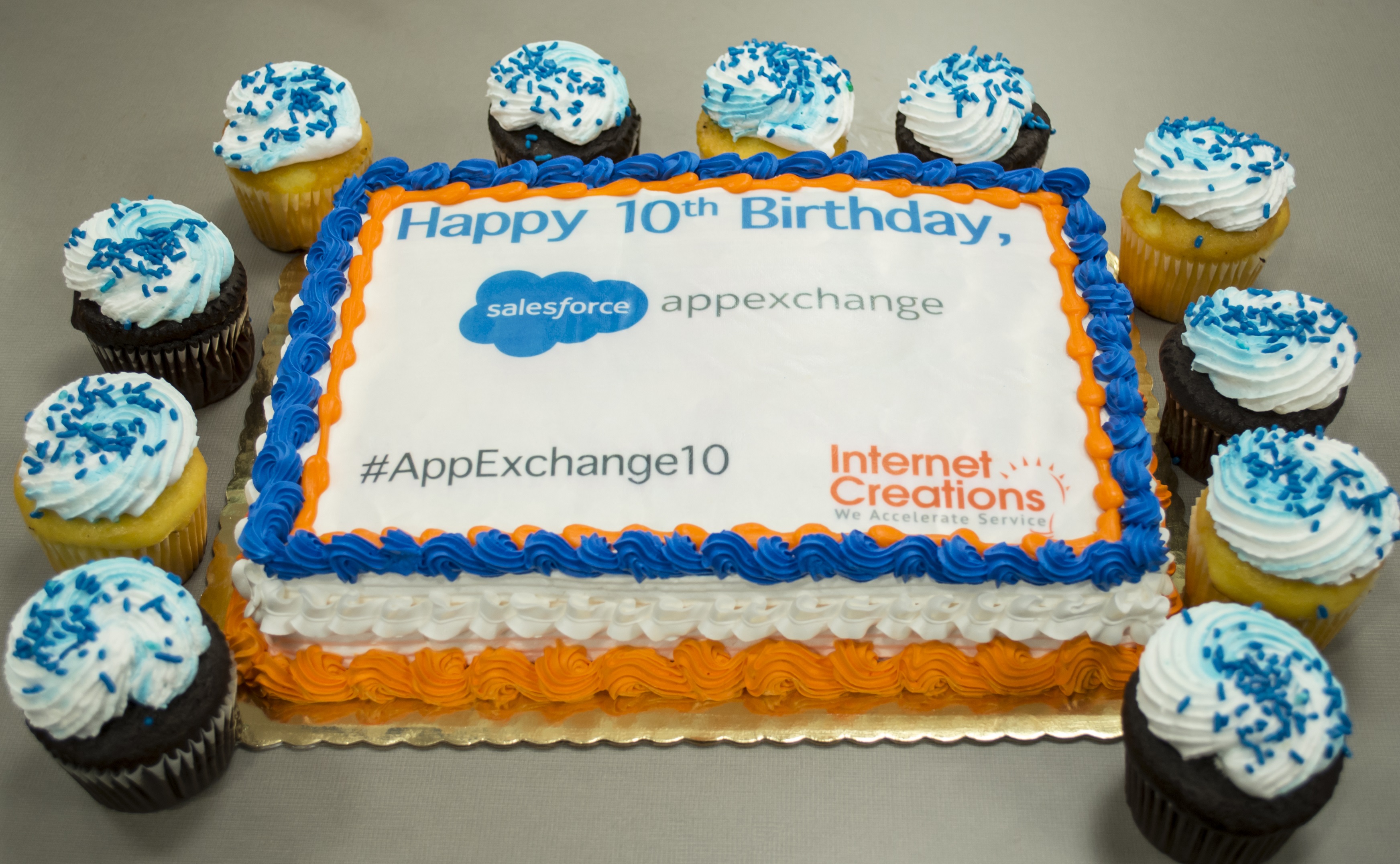 Internet Creations AppExchange 10 Cake